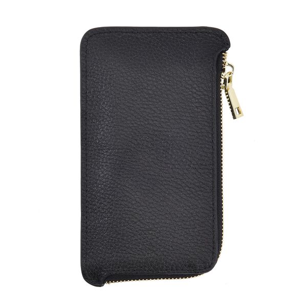 SENCILLEZ - Echtleder Portemonnaie, Schwarz image number 2