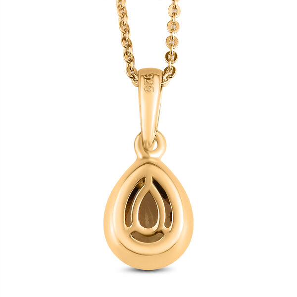 Nat&uuml;rlicher, goldener Tansanit-Anh&auml;nger mit 50cm Kette - 0,67 ct. image number 5