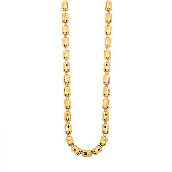 Italienische Kette, ca. 50 cm, 925 Silber vergoldet ca. 10,85g