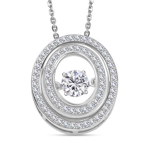 Moissanit Anhänger mit 50cm Kette - 0,97 ct. image number 0