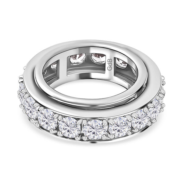 Zirkonia Eternity Anti-Stress Spinning Ring image number 6