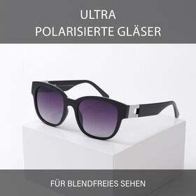 Sole und Luce - Swiss Eyewear - Ultra-Polarisierte Sonnenbrille mit UV400 Schutz, Schwarz