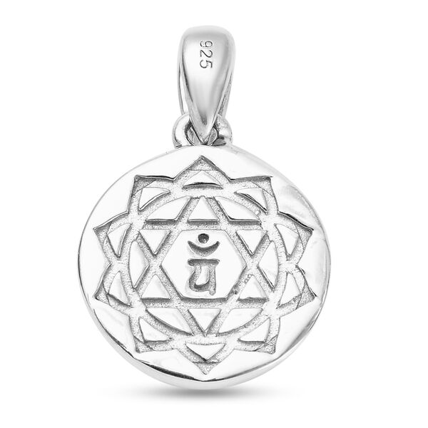 Amazonit Chakra Anh&auml;nger 925 Silber platiniert ca. 4,05 ct image number 5