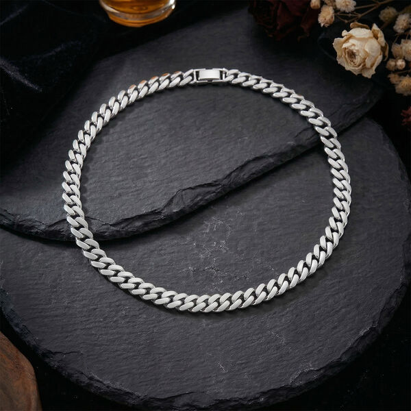 Reiner Panzer 316L Edelstahl Halskette ca. 45 cm ca. 56,00g image number 2