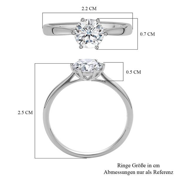 Moissanit-Ring - 1 ct. image number 7