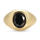 Elite Shungit Ring Messing IP-Gold  ca. 3,19 ct image number 0