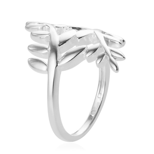 ALLORO Bypass-Ring mit Blattmotiven image number 5