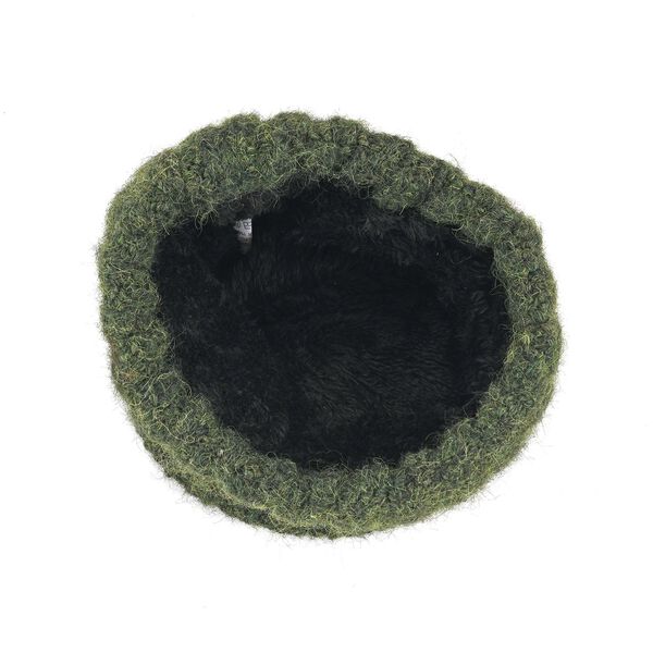 Rippstrick-Mütze mit Teddyfutter, Einheitsgröße, Grün image number 4