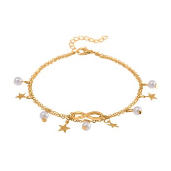 Kunststoff Perle Schmuck Zubeh&ouml;r ca. 23 cm Eisen Std Gelb