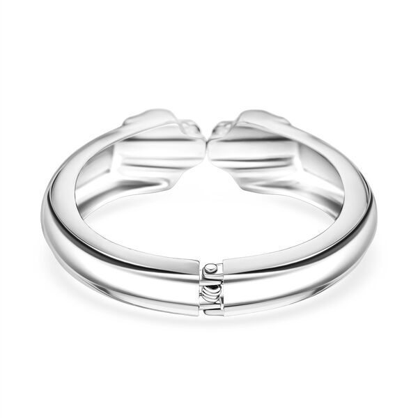 Statement-Armreif im Panther-Design in Silberton, 18cm image number 6