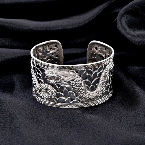 925 Silber Armreif ca. 19 cm ca. 60,00g image number 1