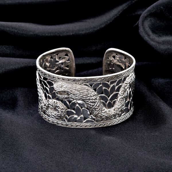 925 Silber Armreif ca. 19 cm ca. 60,00g image number 1
