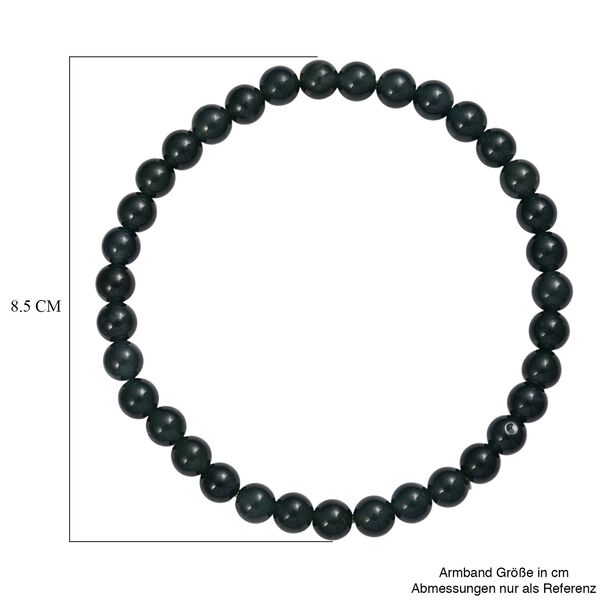 ALLE ERSTE MAL AAA Natürlicher Olmek Jadeit Armband Flexibles (18-19 cm) ca. 55,00 ct. image number 4