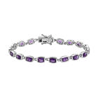 Lusaka Amethyst-Armband, ca. 19 cm, 925 Silber platiniert ca. 7.70 ct