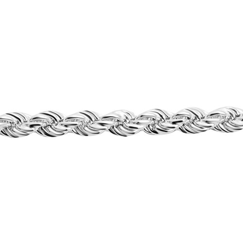 Vintage italienisches Kordel-Armband in Silber image number 1