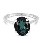 Alexandrit Triplett Quarz Solitär-Ring, 925 Silber (Größe 16.00) ca. 2,78 ct