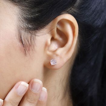 Kirschquarz Ohrringe, ca. 1,68 ct.