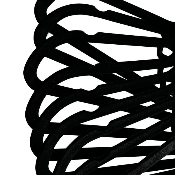 10er Set - Kleiderb&uuml;gel mit Samt &uuml;berzogen, Anti-Rutsch image number 3