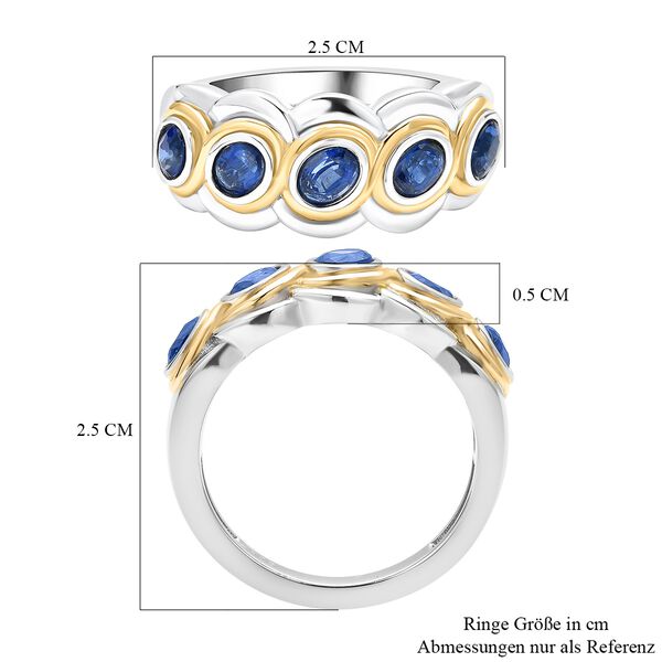 Zweifarbiger Kyanit-Ring - 1,12 ct. image number 7