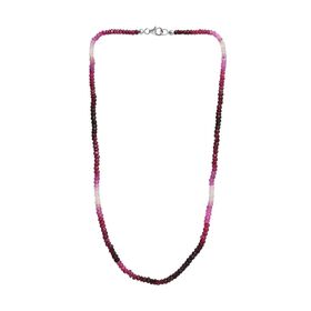 König der Edelsteine- afrikanische Rubin-Halskette- 65ct.