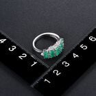 AAA Kagem sambischer Smaragd und Zirkon-Ring - 1,72 ct. image number 2