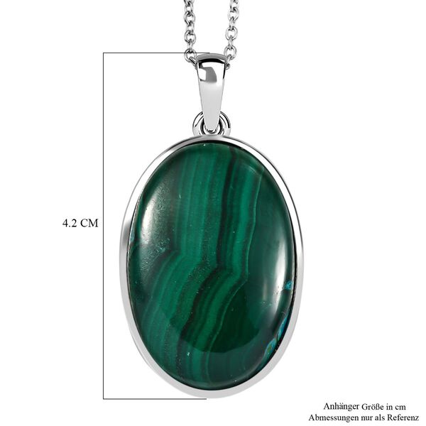 EverTrue Malachit Anhänger mit 50cm Kette - 29 ct. image number 6