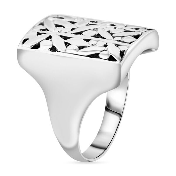 Royal Bali Kollektion- Strukturierter Ring, 925 Silber image number 3