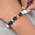 Mehrfarbig Edelsteine Flexibel Armband 26.75 cm ca. 21.15 ct image number 2