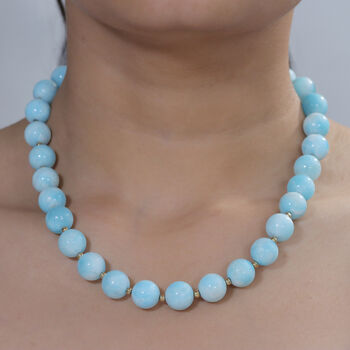 Hemimorphit 45+5cm Halskette - 400 ct.