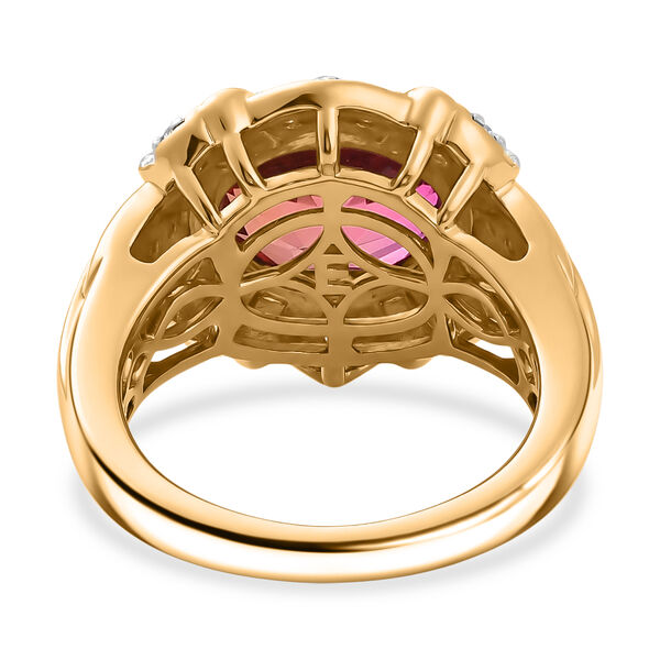 EverTrue Sunset Triplett Quarz und Zirkon zweifarbiger Ring - 4,32 ct. image number 5