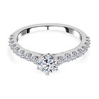Lab grown Diamant SI-GH Ring, IGI zertifiziert, 585 Gold (Größe 18.00) ca. 1.00 ct