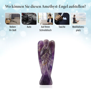 Handgefertigtes Amethyst-Geschenkset
