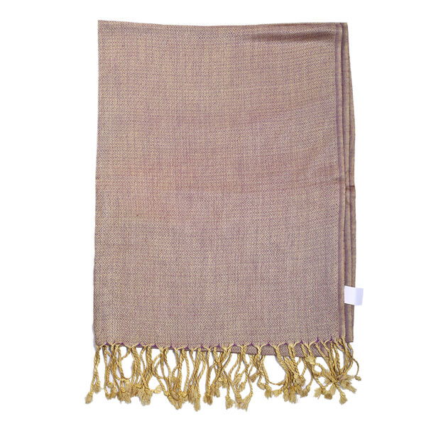 Doppelgewebter Schal, Gold image number 6