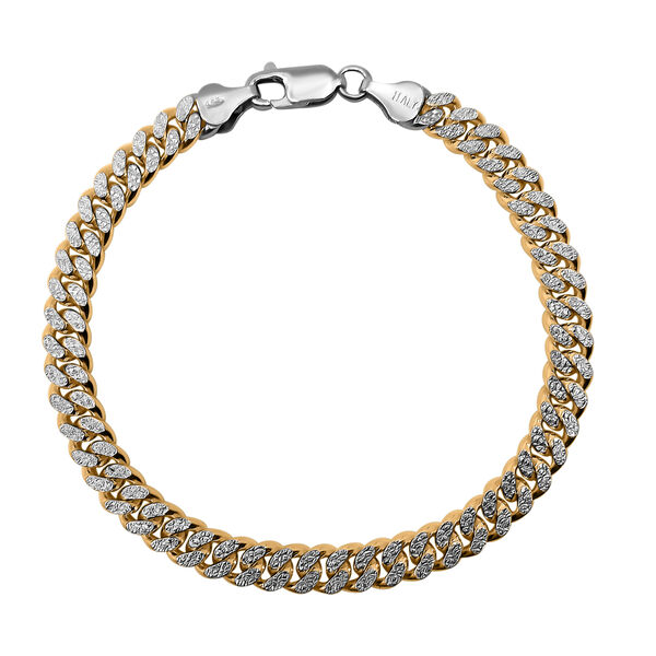 Italienisches 925 Silber Gelbgold Kette, ca. 50 cm ca. 45,85g image number 0