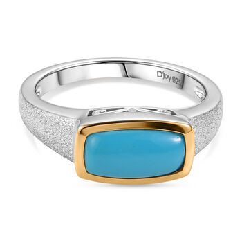 D'Joy AA Sleeping Beauty T&uuml;rkis Ring 925 Silber Rhodiniert (Gr&ouml;&szlig;e 20.00) ca. 1,24 ct