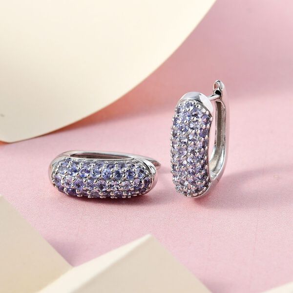 Tansanit Ohrringe - 3,04 ct. image number 2