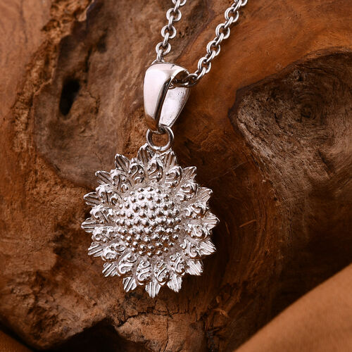 Royal Bali Kollektion- Anhänger im Sonnenblumen-Design image number 1