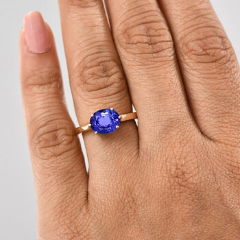 AAAA Tansanit Ring in 585 Gold - 2,72 ct.