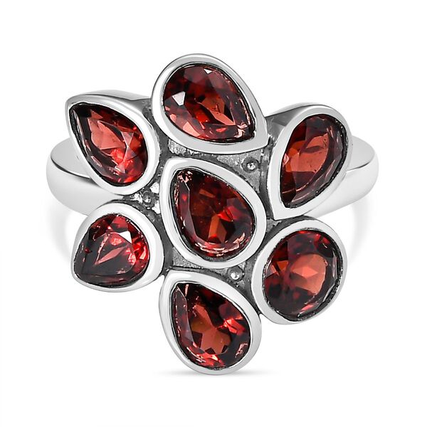 Roter Granat-Ring - 3,85 ct.