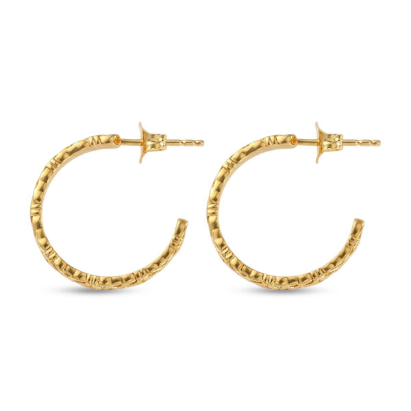 EVER TRUE Bronzella Kollektion-Reine Bronze 750 Vergoldet Ohrringe 3,45g image number 3