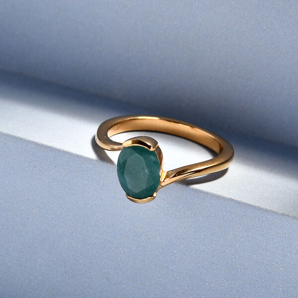 Grandidierit Ring 925 Silber vergoldet  ca. 1,24 ct image number 2