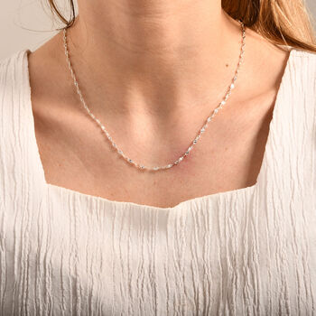 925 Silber Versilberung Kette ca. 45 cm ca. 3,10g