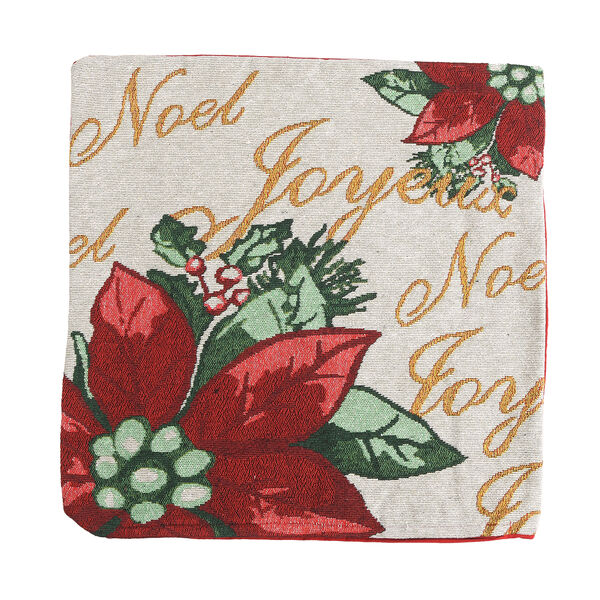 2er-Set Jacquard gewebte Kissenbezüge, Weihnachtsmotiv, Größe 45,7x45,7 cm  image number 3