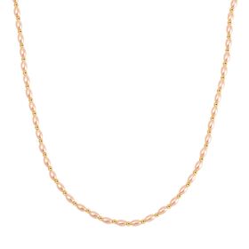 Goldene Muschelkernperle Halskette ca. 50cm + 5cm Extender, Std Gelb