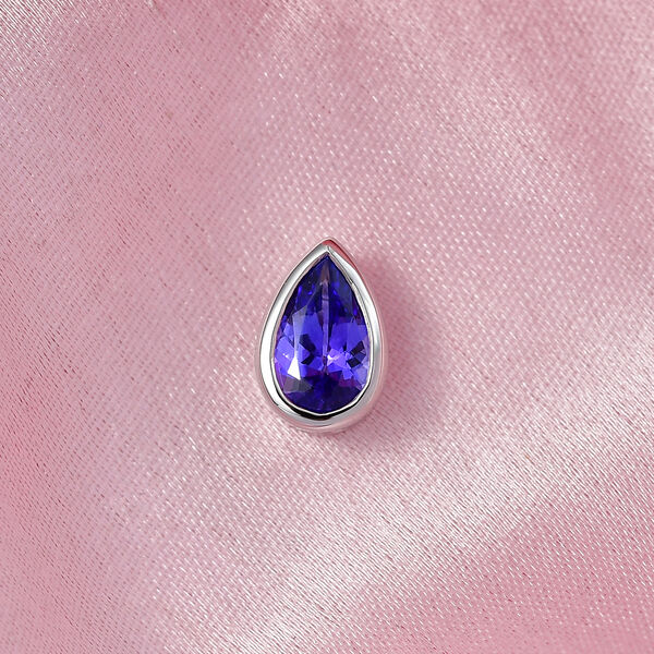 Rhapsody AAAA Tansanit Anh&auml;nger 950 Platin ca. 1.00 ct image number 1