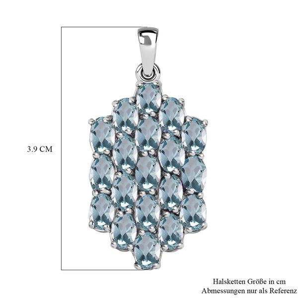 Himmelblauer Topas-Anh&auml;nger - 7,50 ct. image number 6