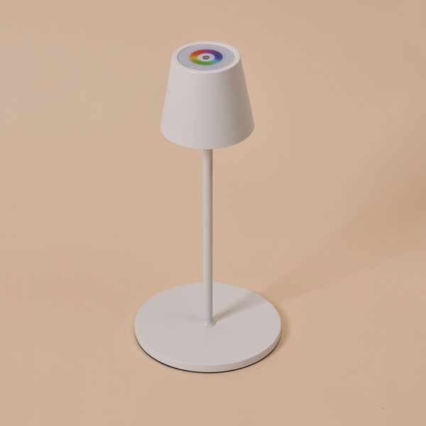 Kabellose Stehlampe mit Touch-Steuerung, Weiß, 18x118 cm image number 11