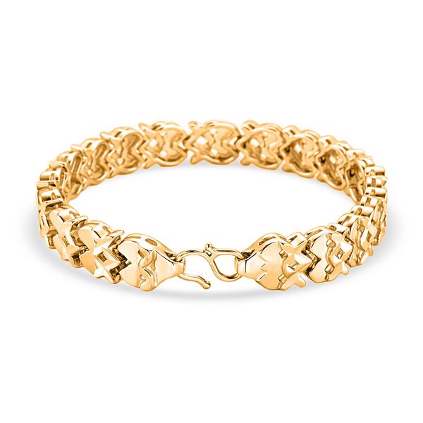 Designer-Stil Nickelfreies Messing Armband ca. 19 cm ca. 22,50g image number 4