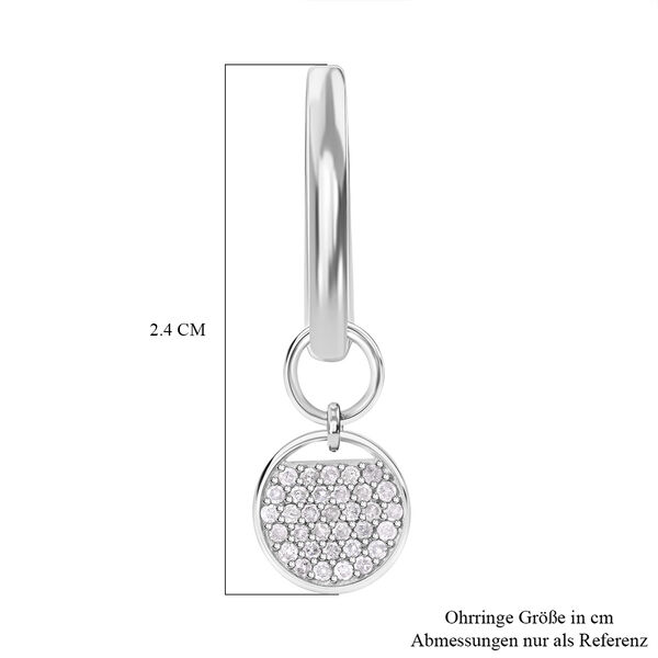 2er Set- Gelber Diamant-Anhänger mit 50cm Kette und Ohrringe - 0,48 ct. image number 4