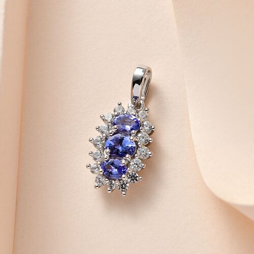 AA Tansanit Anhänger - 1,26 ct. image number 1